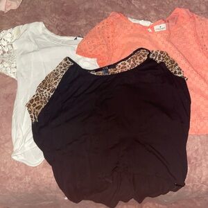 Bundle of 3 “Crop tops size S/XS